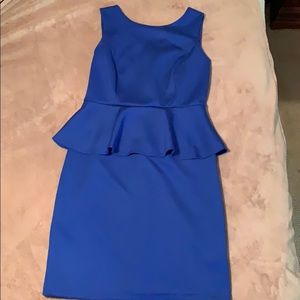 Royal Blue Peplum dress